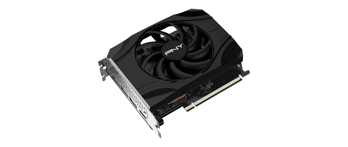 PNY lanza la GeForce RTX 5050 más compacta, con un único ventilador y solo 146,7 mm de largo
