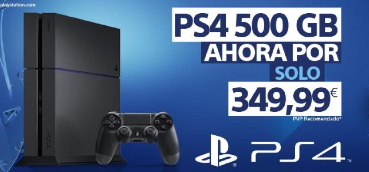 PlayStation 4 ya disponible a partir de 349,99 euros