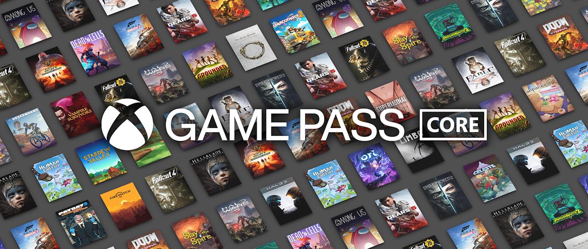 Xbox Game Pass Core todos los juegos incluidos en el catálogo