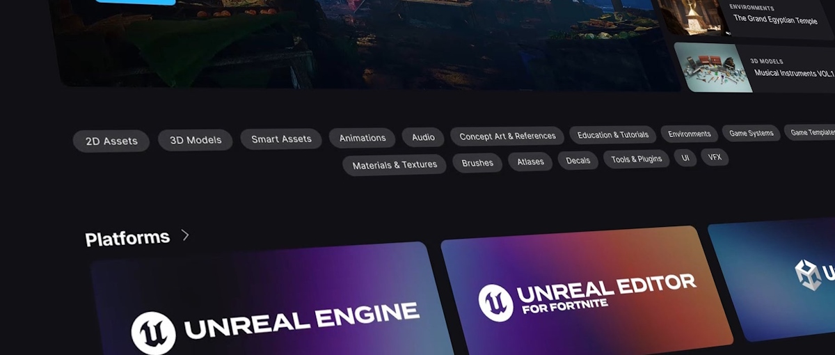 Epic Games abre Fab, un mercado de activos digitales que reúne el Marketplace de Unreal Engine, Sketchfab y Quixel