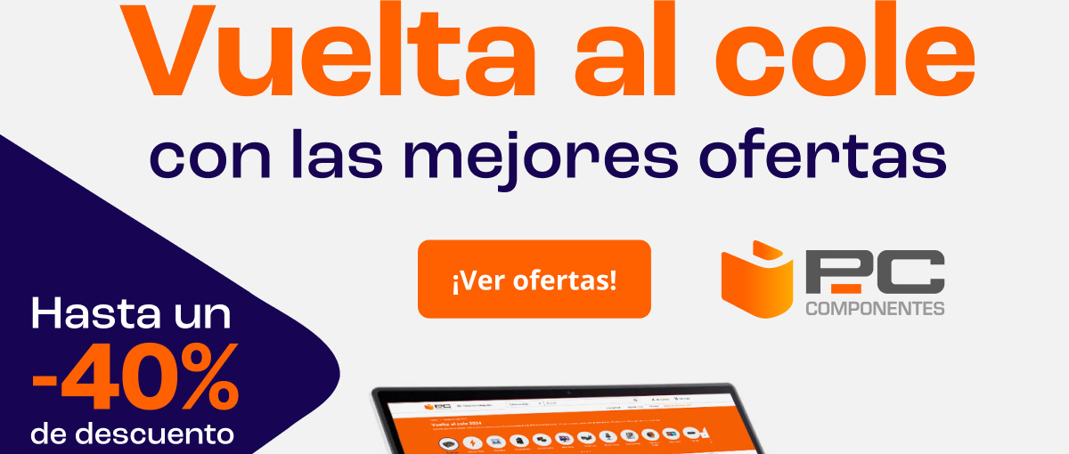 Promo: Últimos días de ofertas en la vuelta al cole de PcComponentes