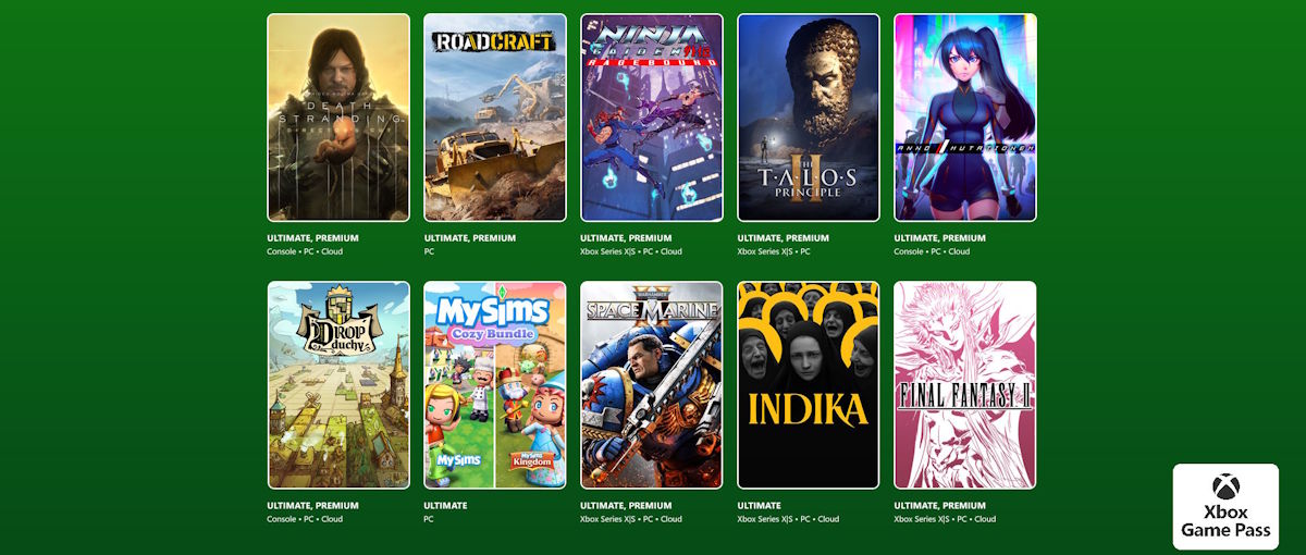Space Marine II, The Talos Principle 2, Death Stranding, Ninja Gaiden Ragebound y más ponen rumbo a Game Pass