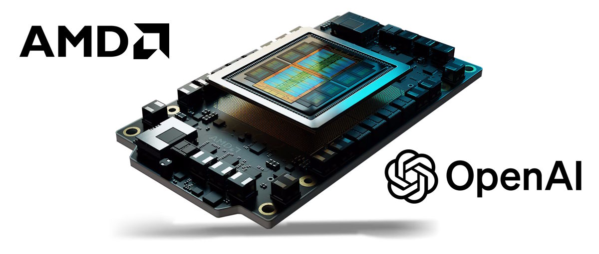 OpenAI firma un acuerdo con AMD para chips de IA que incluye el derecho a adquirir el 10 % de la compañía