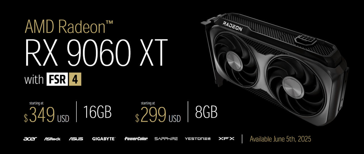 La Radeon RX 9060 XT se hace oficial para competir con la RTX 5060 Ti por menos dinero