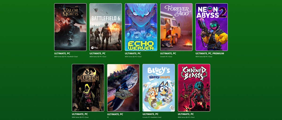Valor Mortis, Battlefield 6 y Forever Ago ponen rumbo a Game Pass, mientras que Clair Obscur: Expedition 33 se despide
