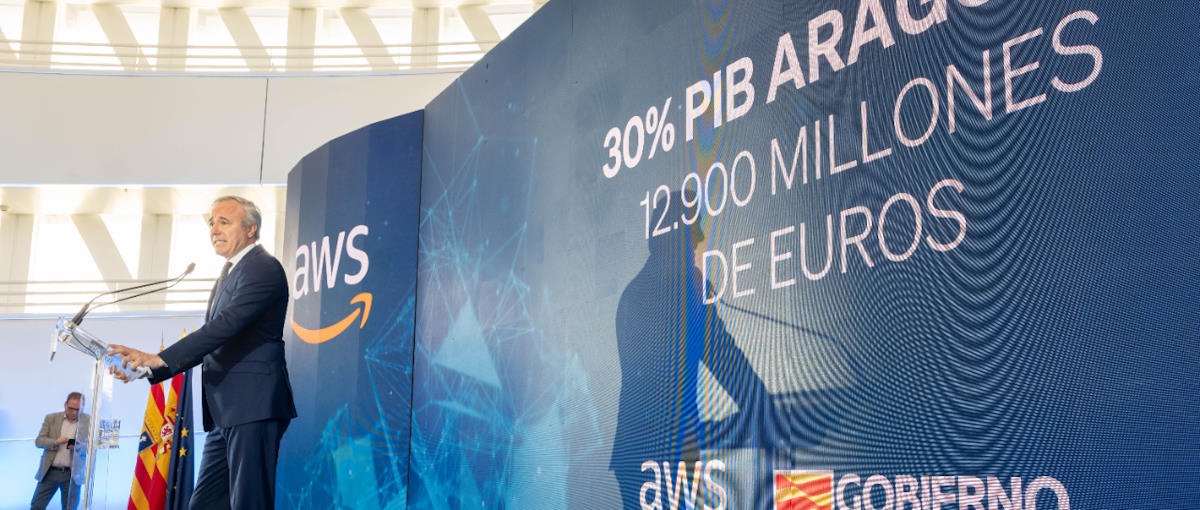 Amazon realizará la mayor inversión tecnológica en España: 15.700 millones en centros de datos en Aragón