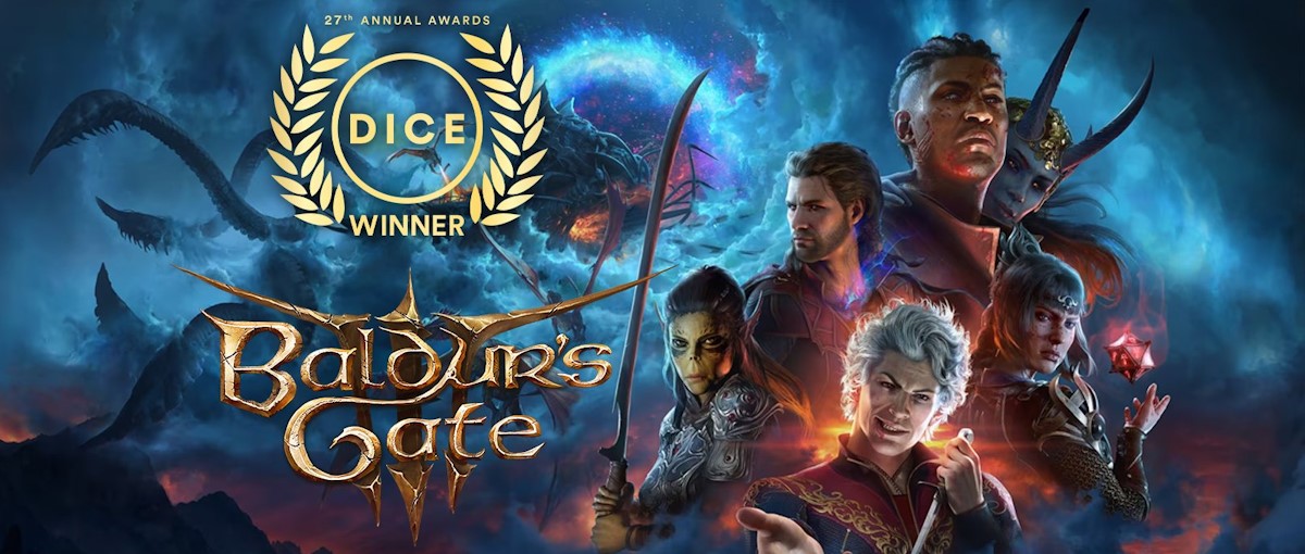 Baldur’s Gate III reconocido como el juego del año en los DICE Awards 2024