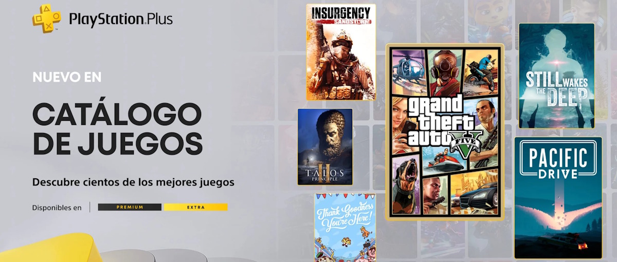 Grand Theft Auto V y The Talos Principle II lideran las nuevas incorporaciones al catálogo de PS Plus
