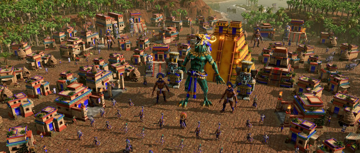Los aztecas llegan a Age of Mythology: Retold con la expansión Obsidian Mirror