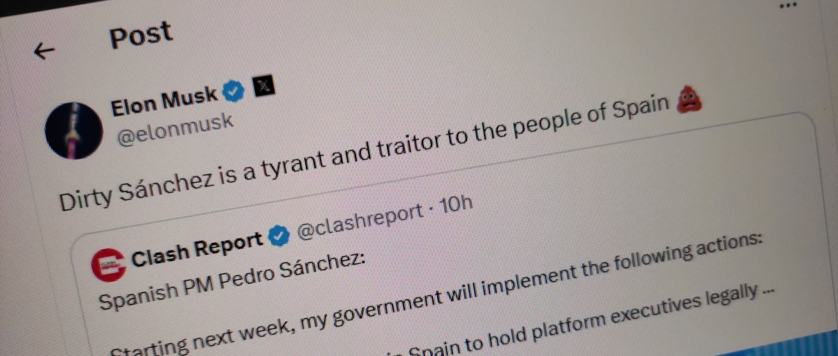 Registran la sede de X en Francia, y Elon Musk llama "tirano" a Pedro Sánchez por regular las redes sociales