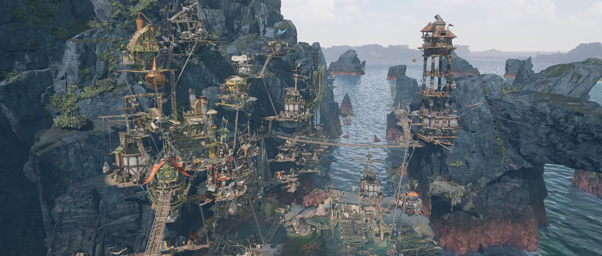 Tráiler de lanzamiento de Corsair Cove, un city builder de temática pirata