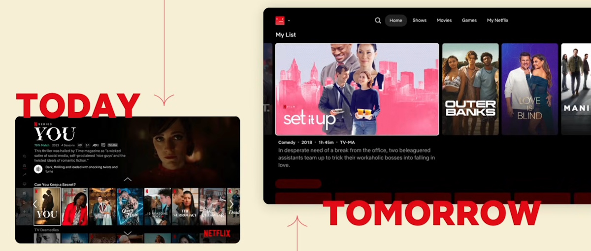 Netflix renueva su interfaz con un diseño más sencillo para que encontrar contenido sea más fácil