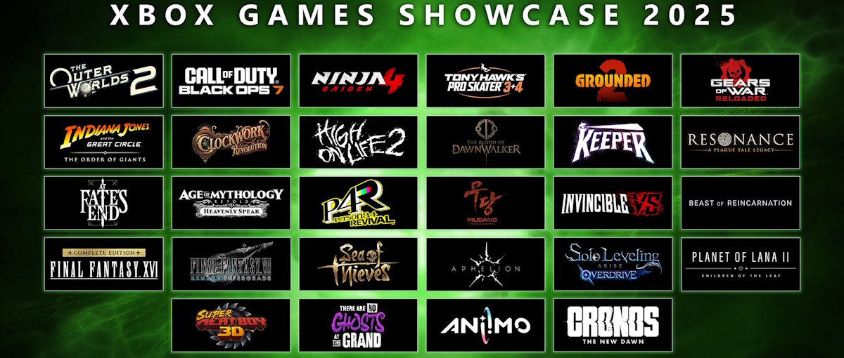 Resumen Xbox Games Showcase 2025: The Outer Worlds 2, Clockwork Revolution, Final Fantasy y una portátil