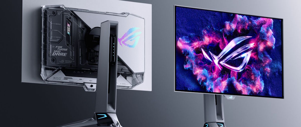 Asus desvela monitores Tandem OLED a hasta 720 Hz