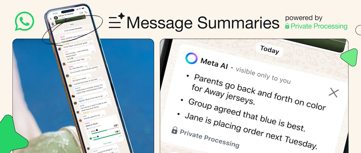 WhatsApp ya puede generar resúmenes de los mensajes no leídos a través de IA