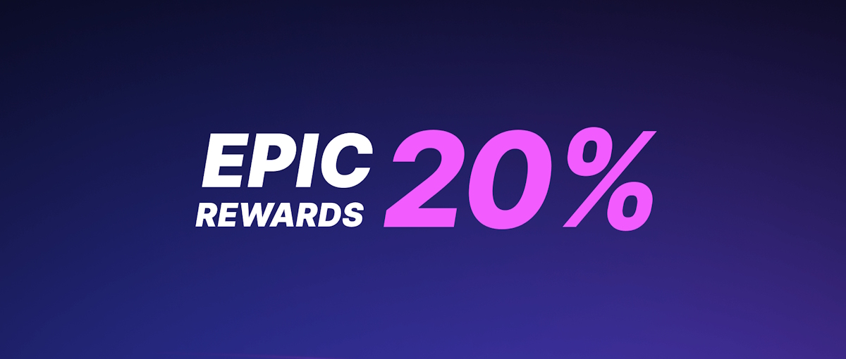 Las compras en Fortnite recuperan en forma de recompensa el 20 % del importe al usar el sistema de pago de Epic