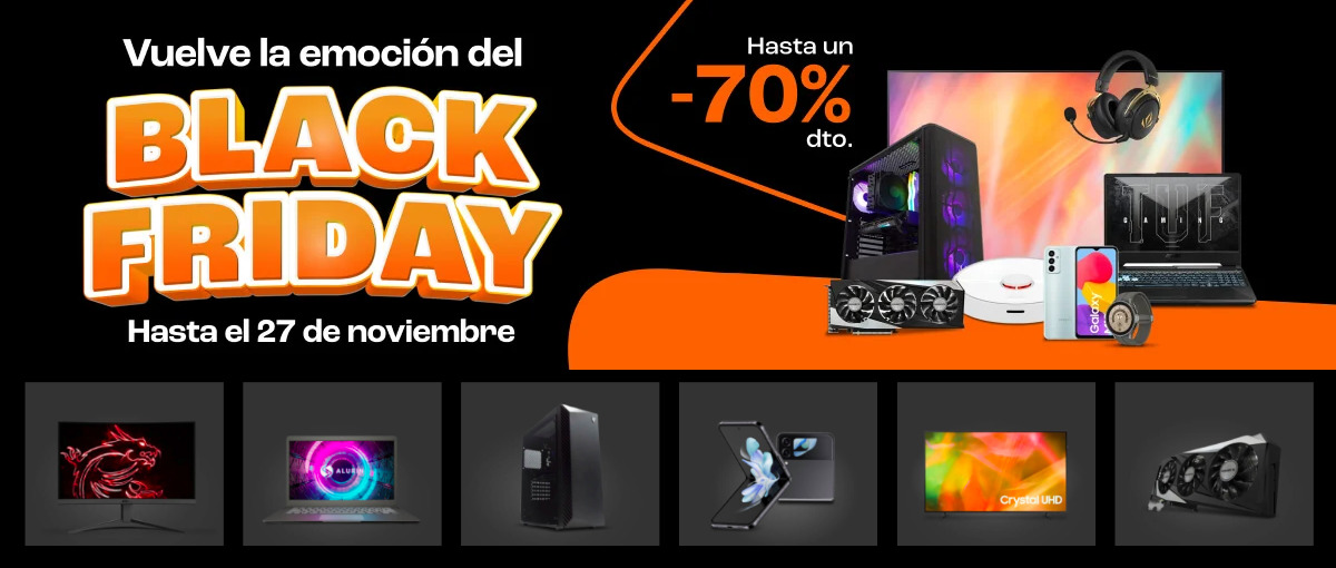 Black Friday 2022: ofertas flash del día en PcComponentes (22 de noviembre)