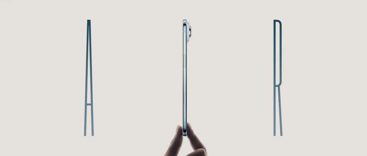 Apple desvela el esbelto iPhone Air, fabricado en titanio y con un grosor mínimo de 5,6 mm desde 1.219 euros