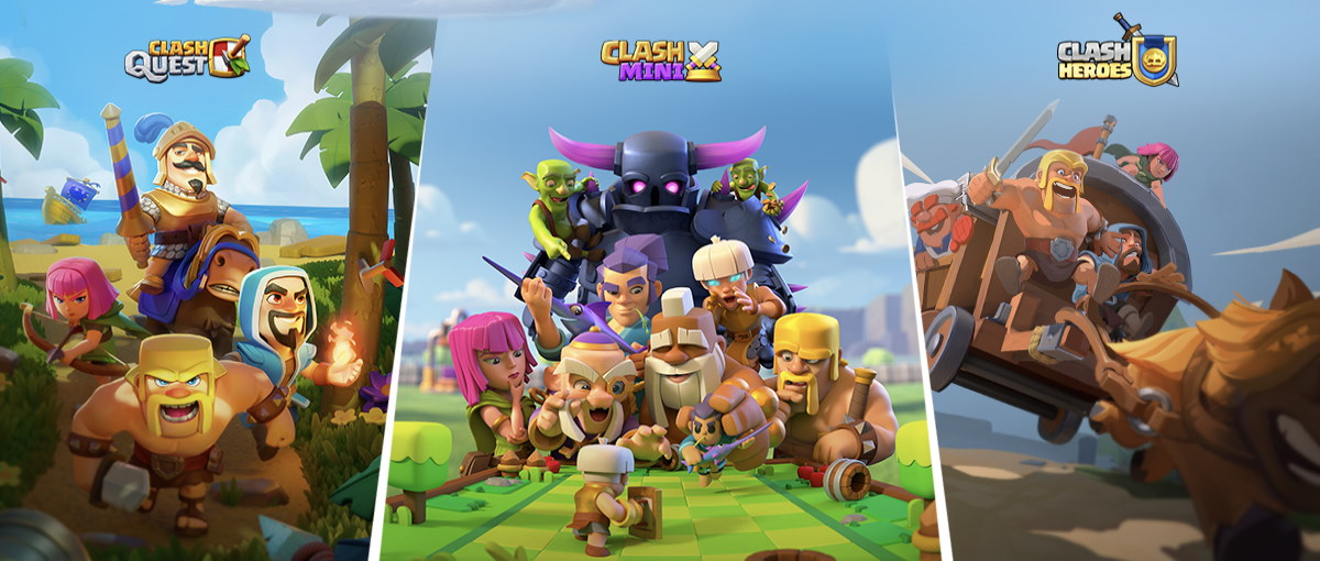 Clash: presentados Clash Quest Clash Mini y Clash Heroes