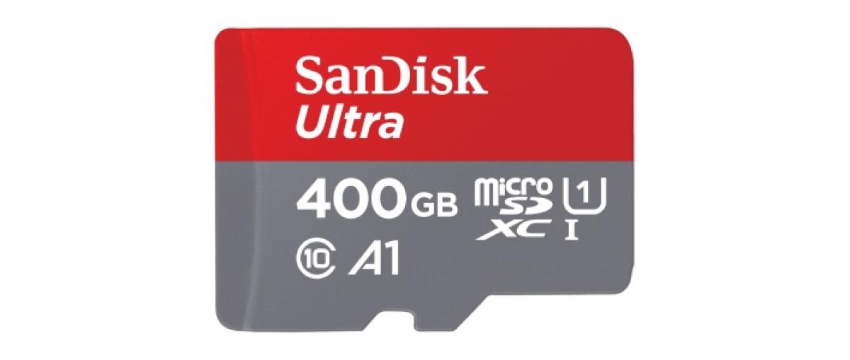 Sandisk lanza la microSD de mayor capacidad del mundo con 400 GB