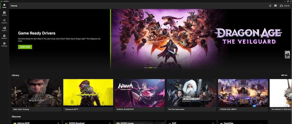 Nvidia abandona su clásico panel de control y solo distribuirá los drivers a través de la Nvidia App