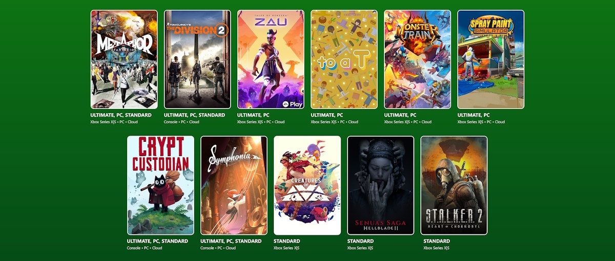 Metaphor ReFantazio, Monster Train 2, The Division 2 y Tales of Kenzera: Zau ponen rumbo a Game Pass