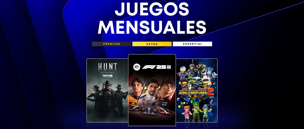F1 25, Hunt: Showdown 1896 y Earth Defense Force: World Brothers 2 son los juegos PS Plus de octubre