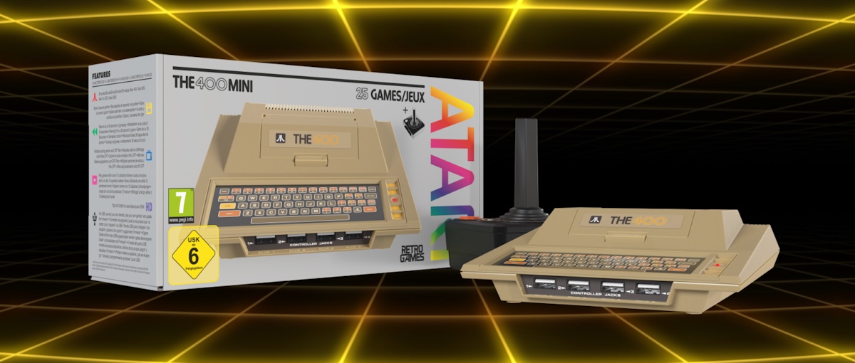 Anunciado The 400 Mini, una recreación del ordenador doméstico que emula toda la gama Atari de 8 bits