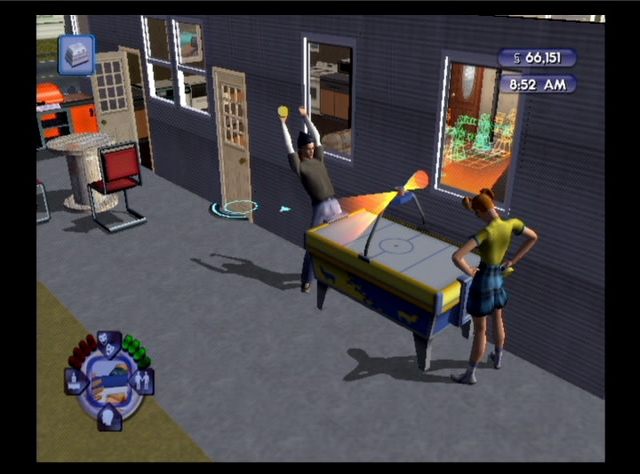 Capturas de The Sims Bustin' Out.