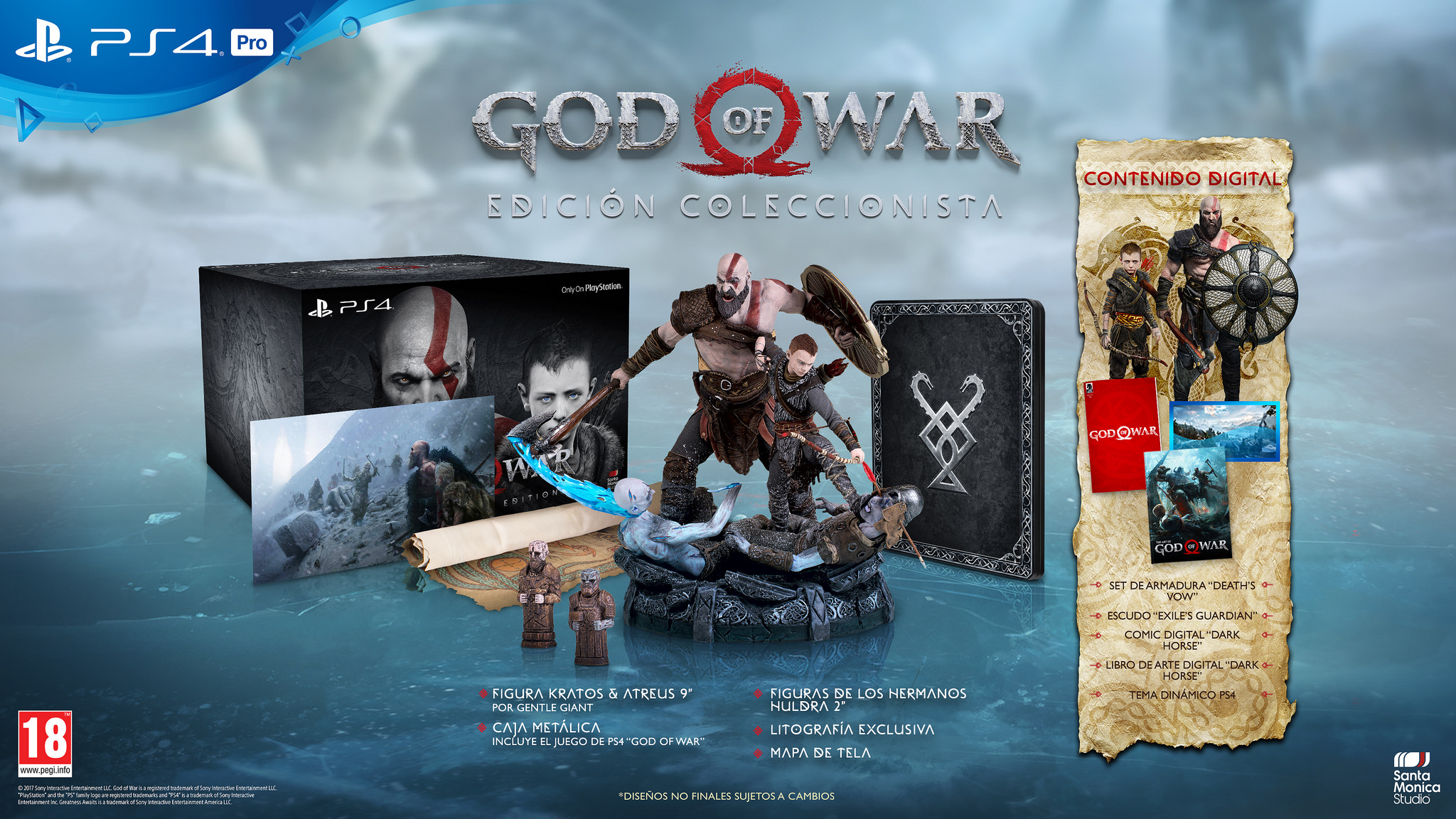 God Of War Llegar A PlayStation 4 El 20 De Abril De 2018